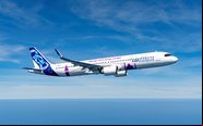 Airbus A32XLR será utilizado nas principais rotas transatlânticas - Divulgação