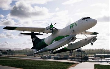 A Positive Aviation está convertendo o ATR 72-600 em uma aeronave anfíbia para combate a incêndios - Divulgação