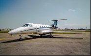 Phenom 300 nas instalações da empresa no aeroporto de Congonhas, em São Paulo - Divulgação
